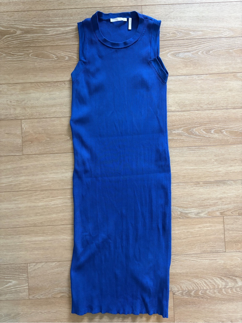 Helmut Lang royal blue dress